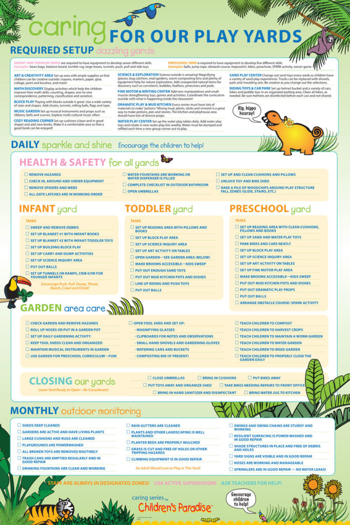 CARING FOR OUR PLAY YARDS Sweet Teams